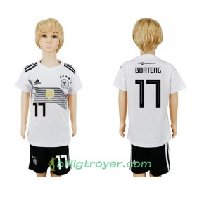 Billige Fotballdrakter Tyskland Boateng 17 Barn VM 2018 Hjemmedraktsett